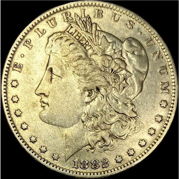 1882-O/S Morgan Silver Dollar CLOSELY UNCIRCULATED
