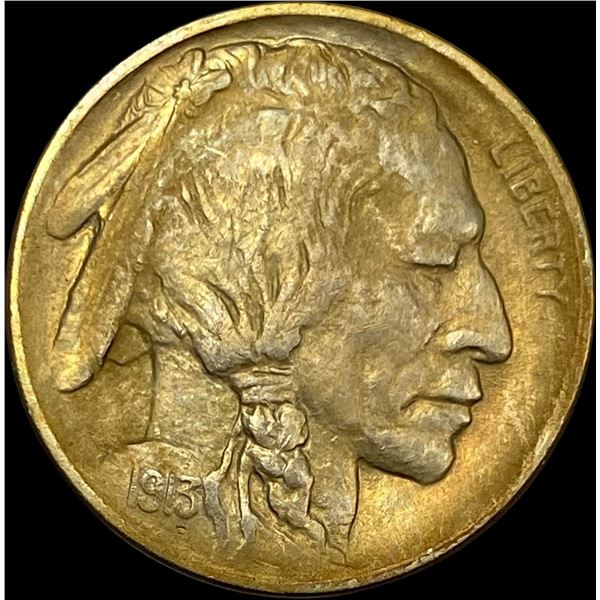 1913 Type 1 Buffalo Nickel CHOICE AU