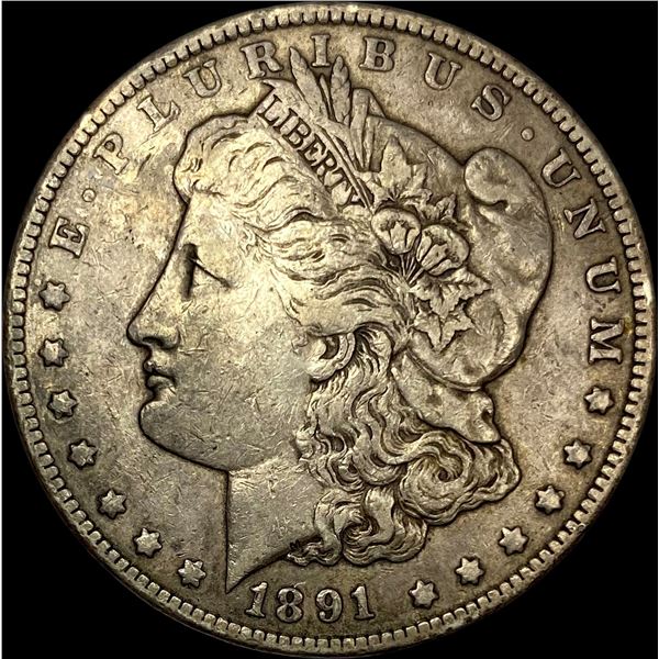 1891-CC Silver Morgan Dollar NEARLY UNCIRCULATED