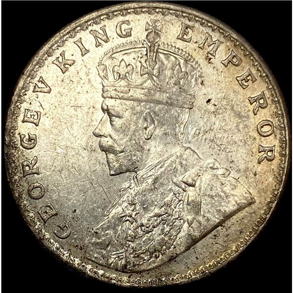 1919 British-India Silver 1 Rupee UNCIRCULATED