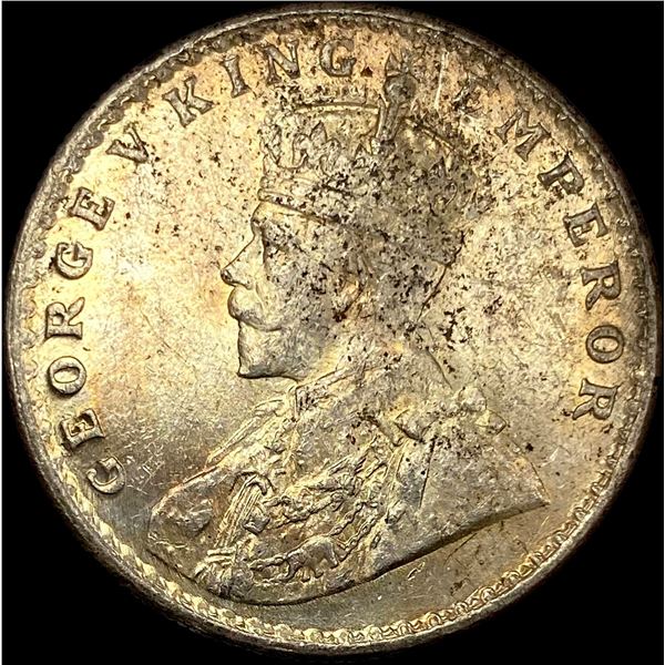 1919 British-India Silver 1 Rupee UNCIRCULATED