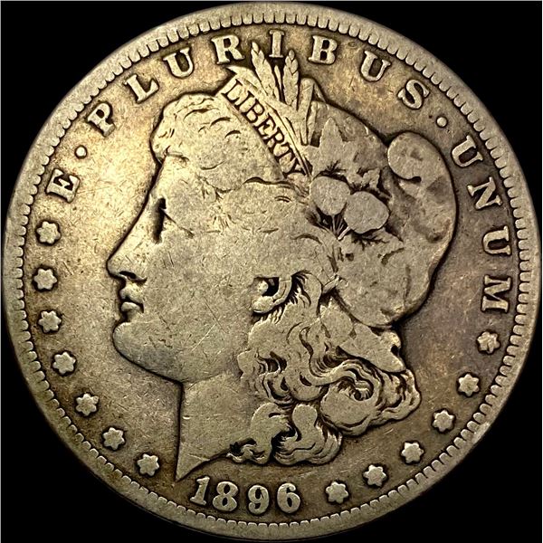 1896-S Silver Morgan Dollar NICELY CIRCULATED