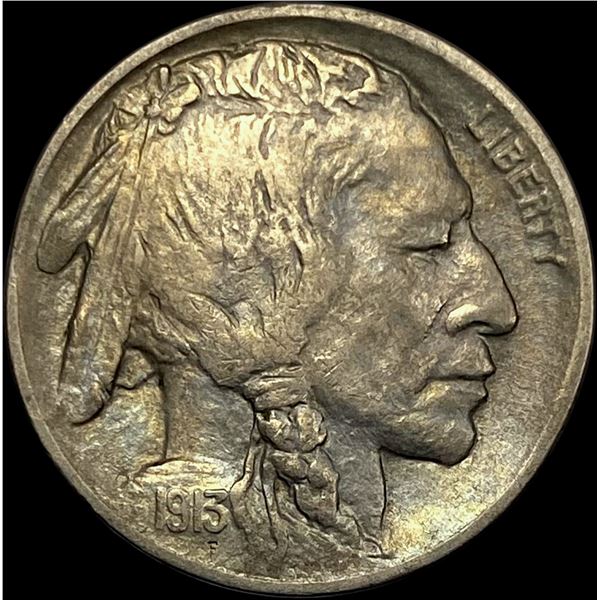 1913-D Buffalo Nickel Type 2 CLOSELY UNCIRCULATED