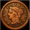 Image 1 : 1850 Braided Hair Large Cent NICELY CIRCULATED