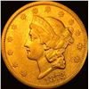 Image 1 : 1872-S Liberty Head $20 Double Eagle CLOSELY UNCIRCULATED