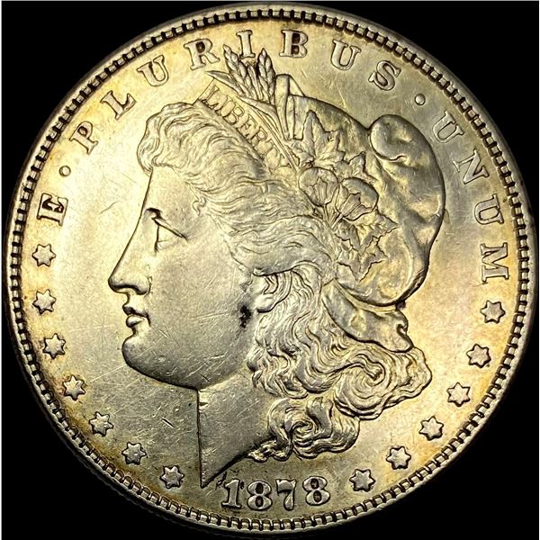 1878 8TF Silver Morgan Dollar CLOSELY UNCIRCULATED
