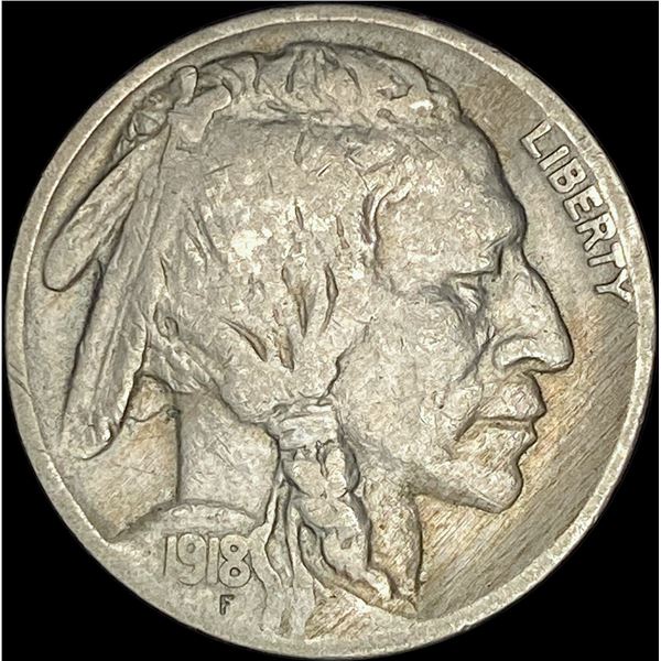 1918-D Buffalo Nickel LIGHTLY CIRCULATED