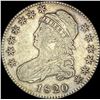 1820 Capped Bust Half Dollar LIGHTLY CIRCULATED