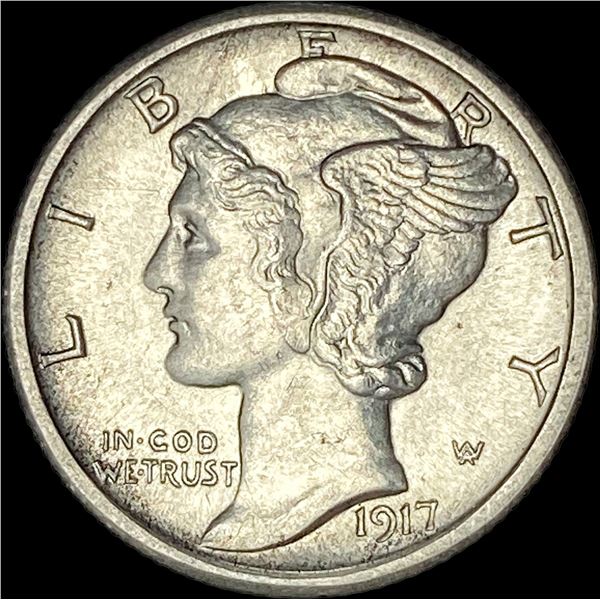 1917-S Silver Mercury Dime UNCIRCULATED