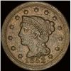 1852 Braided Hair Large Cent NEARLY UNCIRCULATED