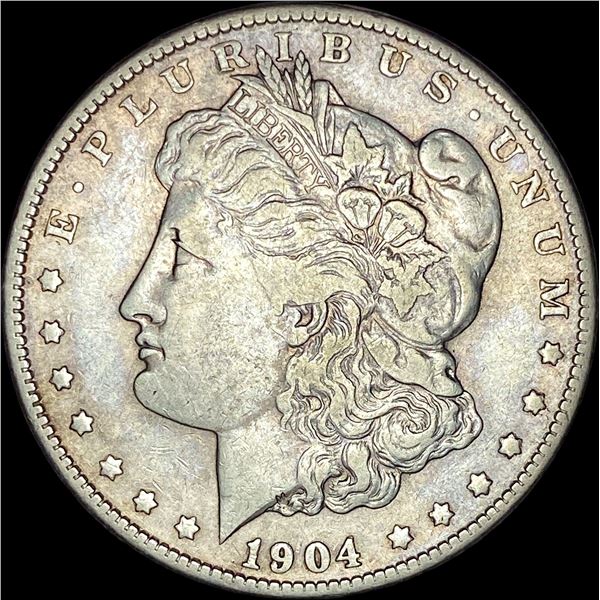 1904-S Silver Morgan Dollar ABOUT UNCIRCULATED