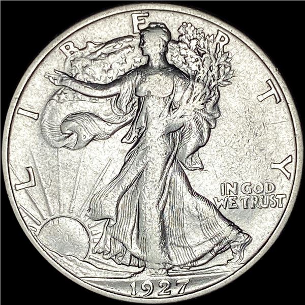 1927-S Walking Liberty Half Dollar NEARLY UNCIRCULATED