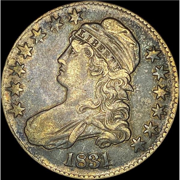 1831 Capped Bust Half Dollar NEARLY UNCIRCULATED