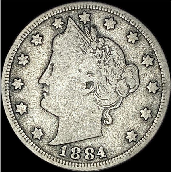 1884 Liberty Head Nickel LIGHTLY CIRCULATED