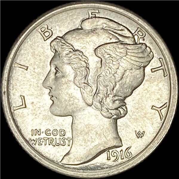1916 Silver Mercury Dime UNCIRCULATED