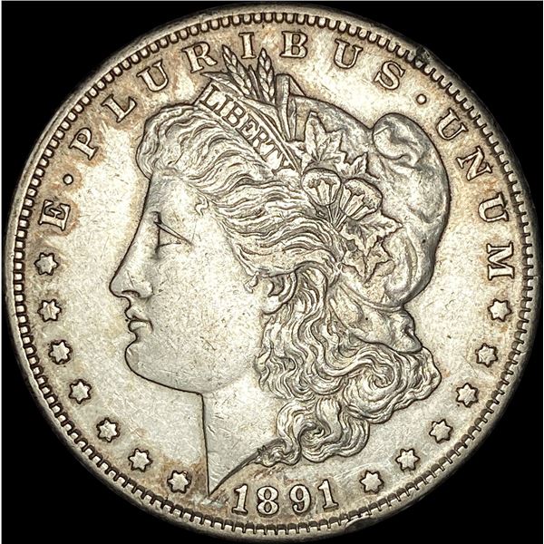 1891-S Silver Morgan Dollar CLOSELY UNCIRCULATED
