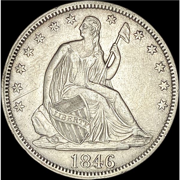 1846 Seated Liberty Half Dollar CLOSELY UNCIRCULATED