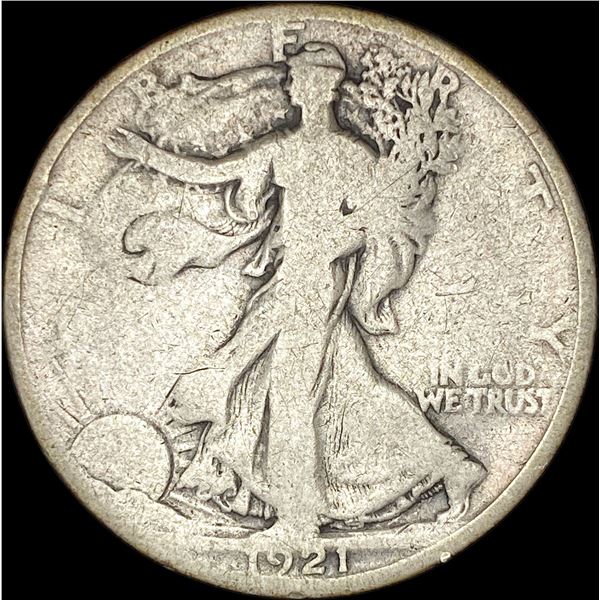 1921-D Walking Liberty Half Dollar NICELY CIRCULATED