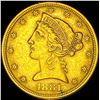 Image 1 : 1881 $5 Liberty Head Half Eagle UNCIRCULATED