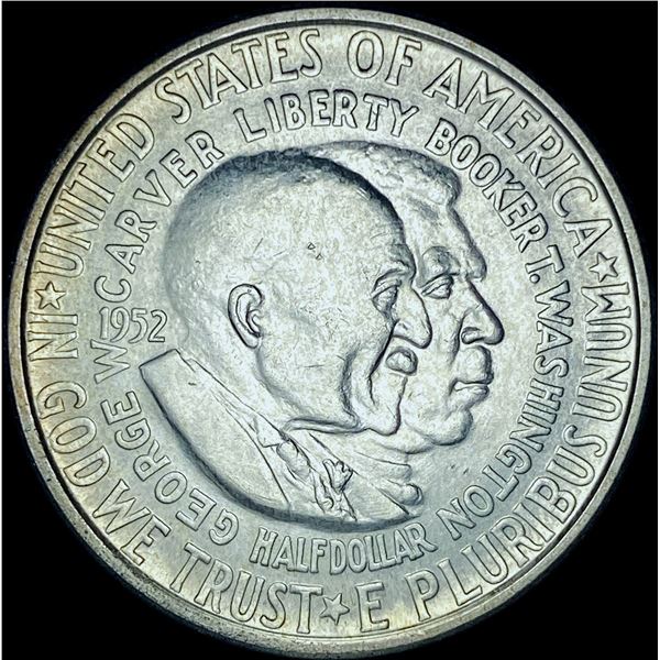 1952-D Booker T. Washington Half Dollar CHOICE BU
