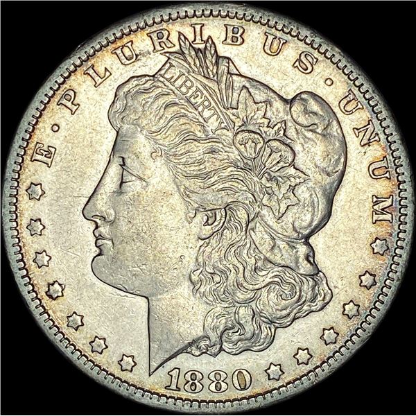 1880-CC Morgan Silver Dollar NEARLY UNCIRCULATED