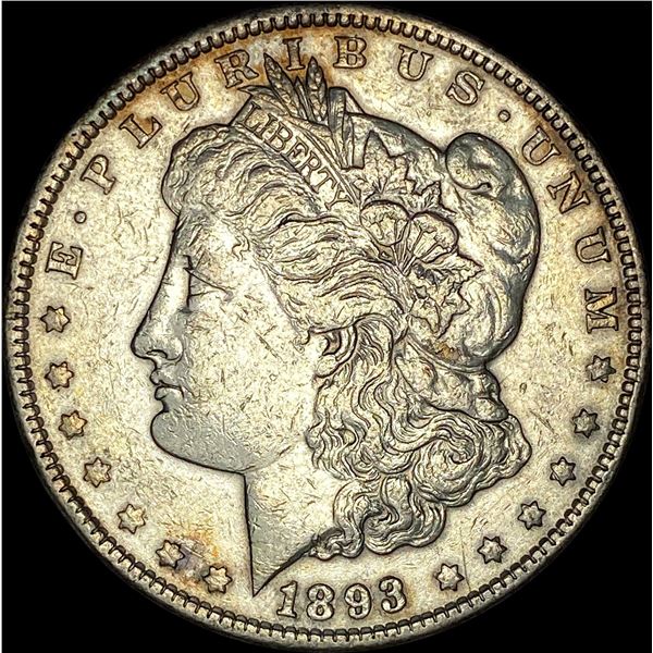 1893 Silver Morgan Dollar CLOSELY UNCIRCULATED
