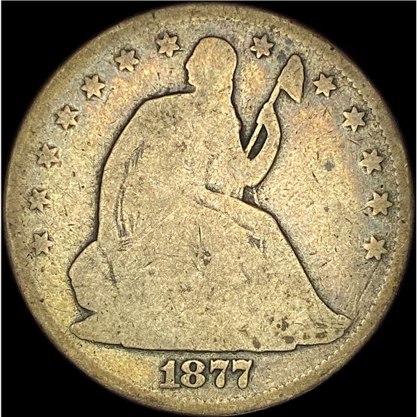1877 Seated Liberty Half Dollar NICELY CIRCULATED