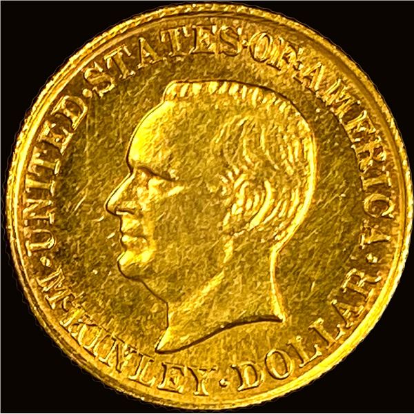 1916 Gold $1 McKinley UNCIRCULATED