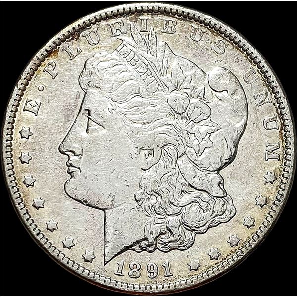 1891-CC Silver Morgan Dollar CLOSELY UNCIRCULATED