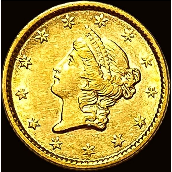 1853 $1 Gold Liberty Type 1 UNCIRCULATED