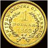 Image 2 : 1853 $1 Gold Liberty Type 1 UNCIRCULATED