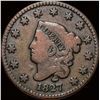 Image 1 : 1827 Coronet Head Large Cent NICELY CIRCULATED