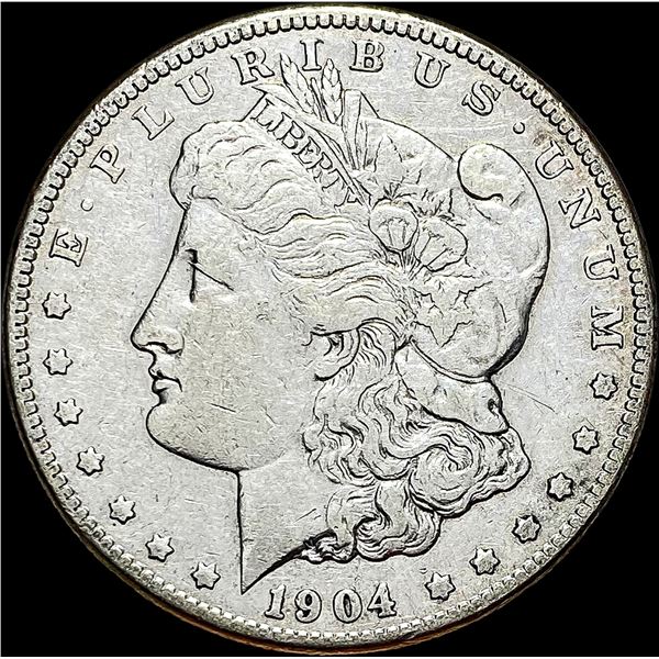 1904-S Silver Morgan Dollar LIGHTLY CIRCULATED