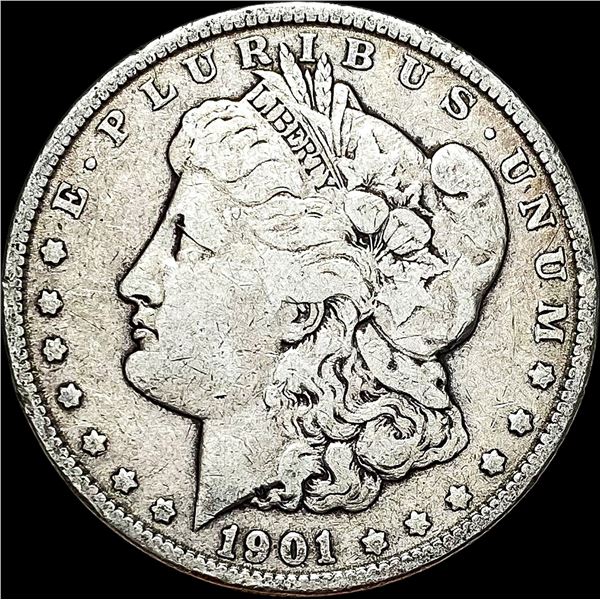1901 Morgan Silver Dollar LIGHTLY CIRCULATED