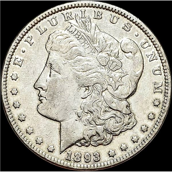 1893 Silver Morgan Dollar NEAR UNC