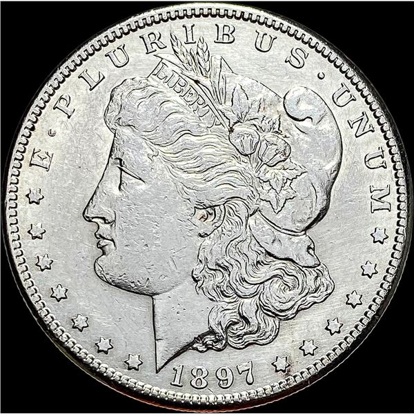 1897-S Silver Morgan Dollar CLOSELY UNCIRCULATED