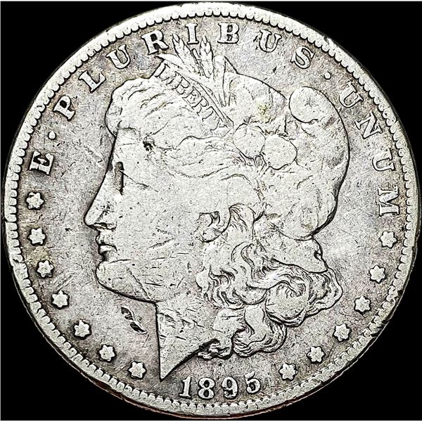 1895-S Silver Morgan Dollar NICELY CIRCULATED