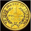 Image 2 : 1850 Gold $1 Liberty Type 1 CLOSELY UNCIRCULATED