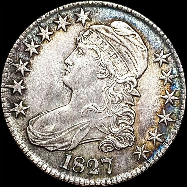 1827 Capped Bust Half Dollar CLOSELY UNCIRCULATED