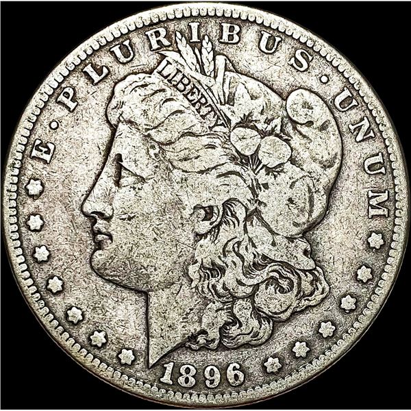 1896-S Silver Morgan Dollar NICELY CIRCULATED