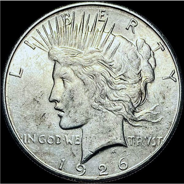 1926-S Silver Peace Dollar CHOICE AU