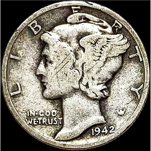 1942/41-D Mercury Dime CIRC