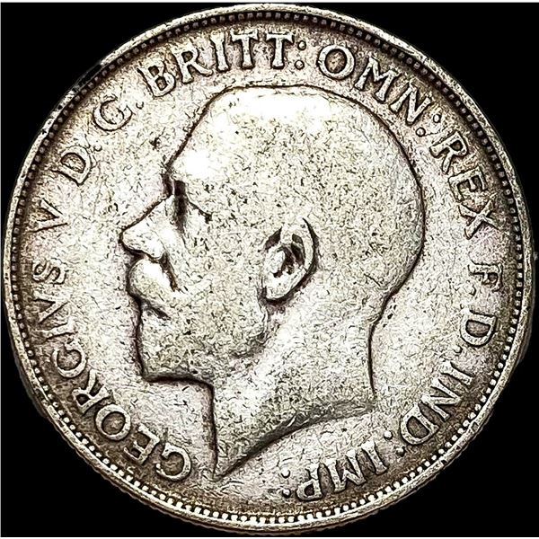 1916 Great Britain Silver Florin LIGHTLY CIRCULATED