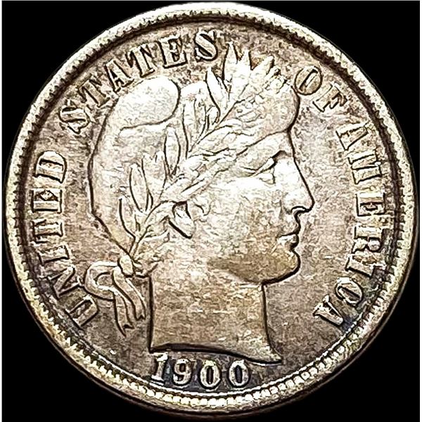 1900 Barber Dime NEARLY UNCIRCULATED