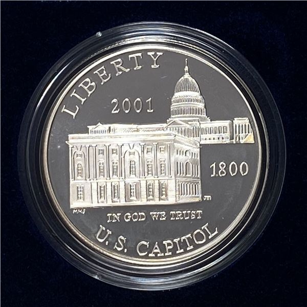 2001 U.S. Capitol Visitor Center Silver Dollar
