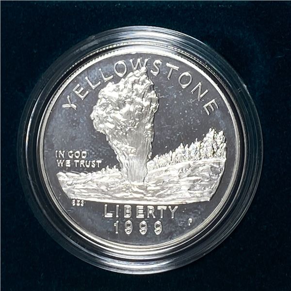 1999 Yellowstone National Park Silver Dollar
