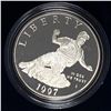 Image 1 : 1997 Jackie Robinson Commemorative Silver Dollar