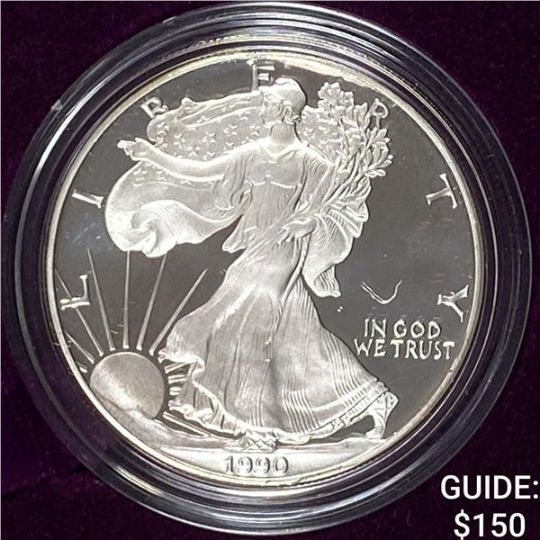 1990-S $1 American Silver Eagle Proof