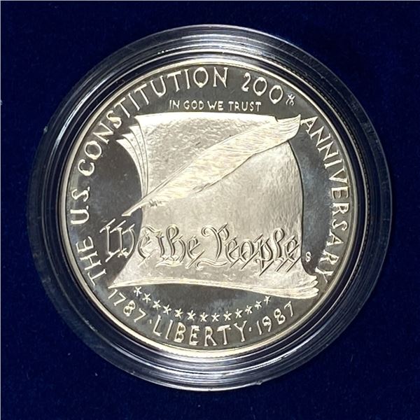 1987 U.S. Constitution Silver Dollar