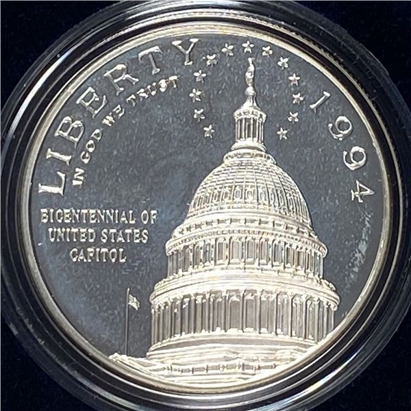 1994 U.S. Capitol Bicentennial Silver Dollar